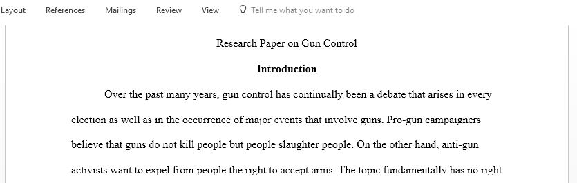 use detailed facts and take a side on the argument of why or why not the country needs strict gun control to prevent more crime