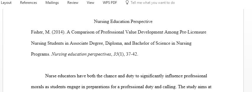 Annotated Bibliography On a literature search on current issues impacting nursing leadership