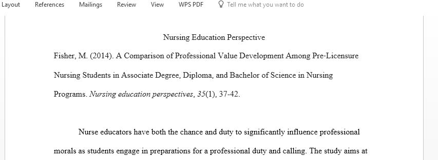 Annotated Bibliography On a literature search on current issues impacting nursing leadership