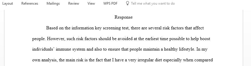 Based on the key screening tests recommended for optimal cardiovascular health and coronary heart disease risk factors, what are your risk factors