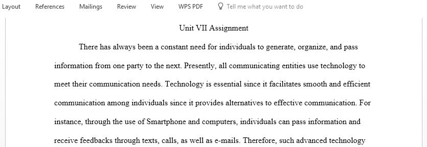 Consider how technology has impacted your own communication skills as a sender and receiver