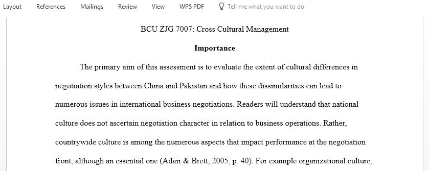 Critically review literature relating to negotiation and conflict resolution in your own nation or culture and other nations represented in your team