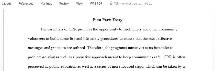 Describe the characteristics and goals of community risk reduction programs and how these programs function within fire prevention programs