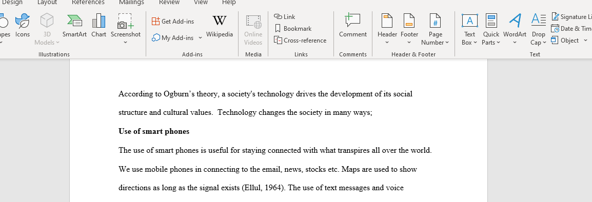 EFFECT OF TECHNOLOGICAL CHANGE ON SOCIETY