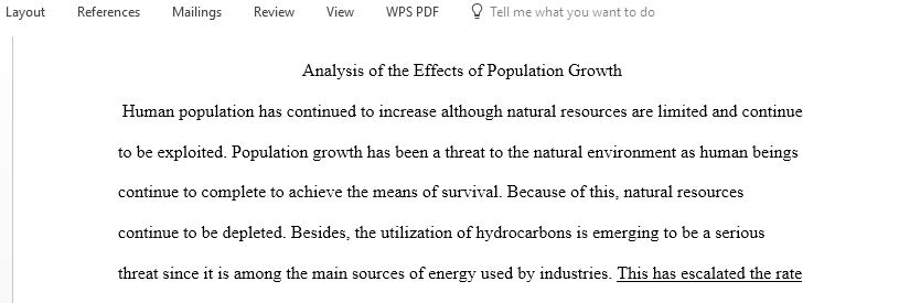 Evaluate the impacts of population growth and its negative impacts on global societies while considering multiple perspectives