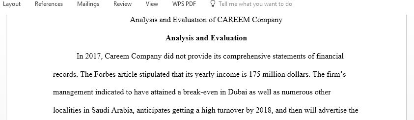 Identify, Evaluate and Recommend proper strategic recommendations with action plans for Careem compony case study
