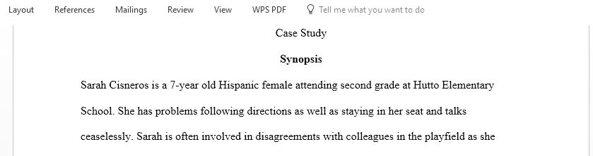 Political Science case study