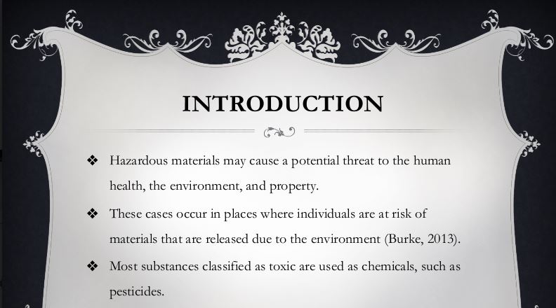 Present information to your company's board regarding a hazardous materials incident involving the transport of toxic substances