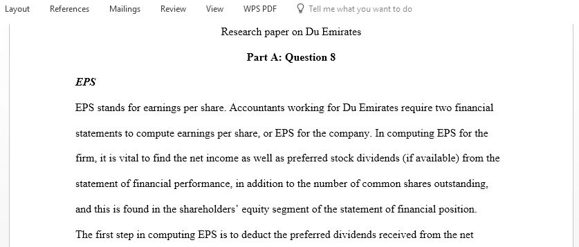 Real life market events and their impact on Du Emirates company 