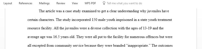 This annotated bibliography offers a comprehensive look at juvenile delinquency involving its historical background and key theories of juvenile crime 