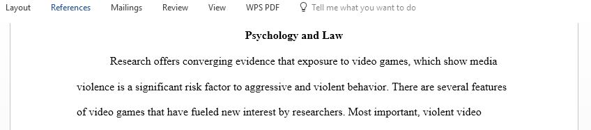 Video games have been blamed for the violent acts of teenagers especially those that include gun violence interpret these theories of criminal behavior