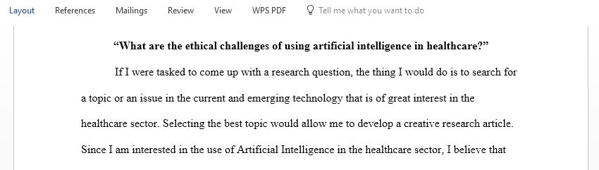 What are the ethical challenges of using artificial intelligence in healthcare