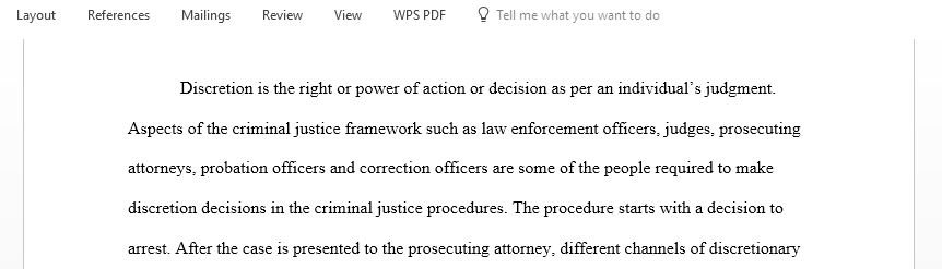 Why is discretion important in the criminal process
