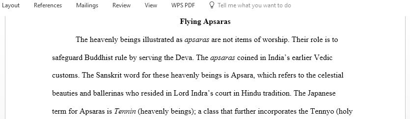 Write about the three sculptures flying apsaras, amida buddha and amida raigo