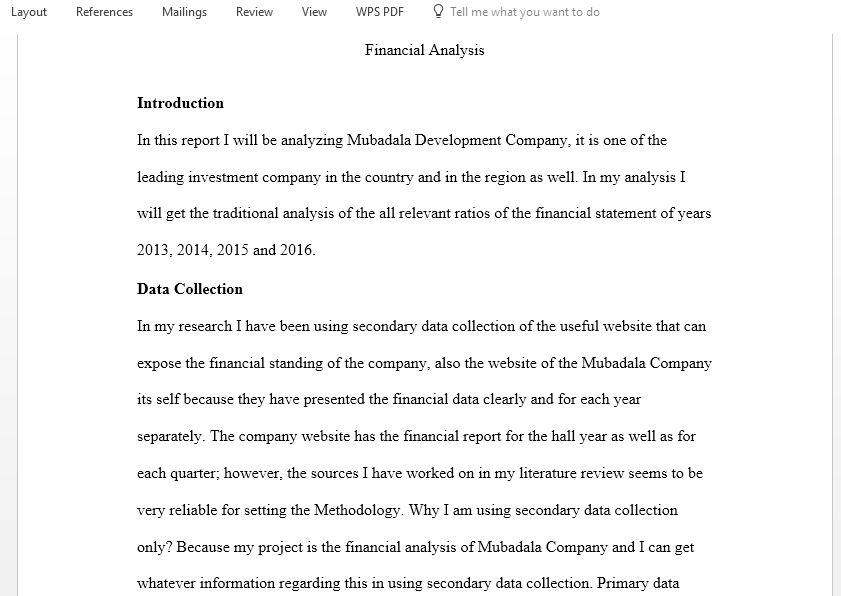 compare it with emaar properties and calculate ratios and methodology 