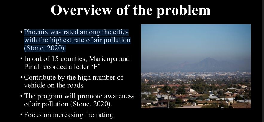 Air Quality Flag Program in Phoenix Arizona