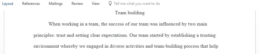 Building and leading effective teams