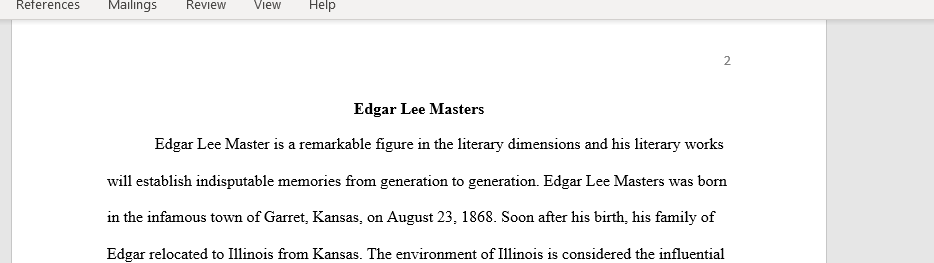 Edgar Lee Masters