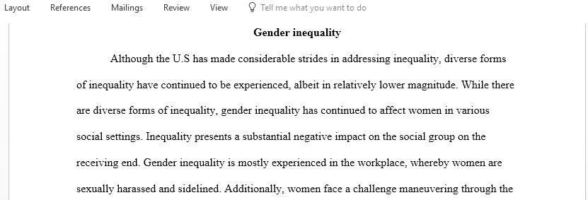 How do inequalities affect American society