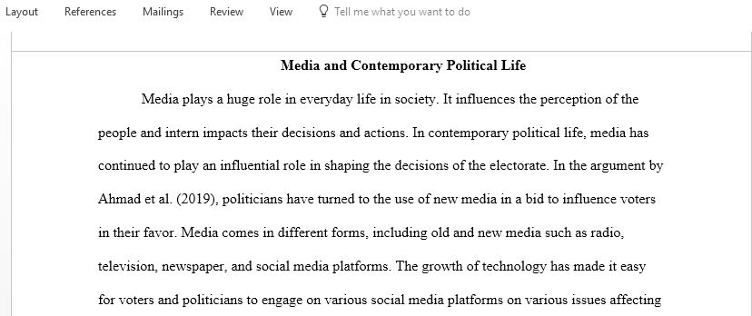 Outline and evaluate some of the ways in which new media are influencing contemporary political life