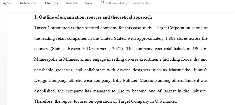 Critical analysis of the business environment and strategy of Target Corporation in the United States Market