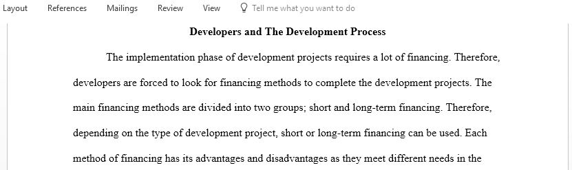 Developers and the Development Process