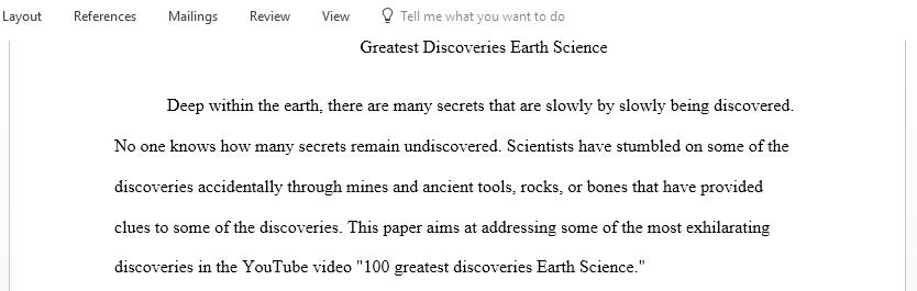 Greatest Discoveries Earth Science
