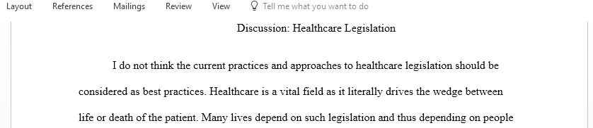 Healthcare Legislation