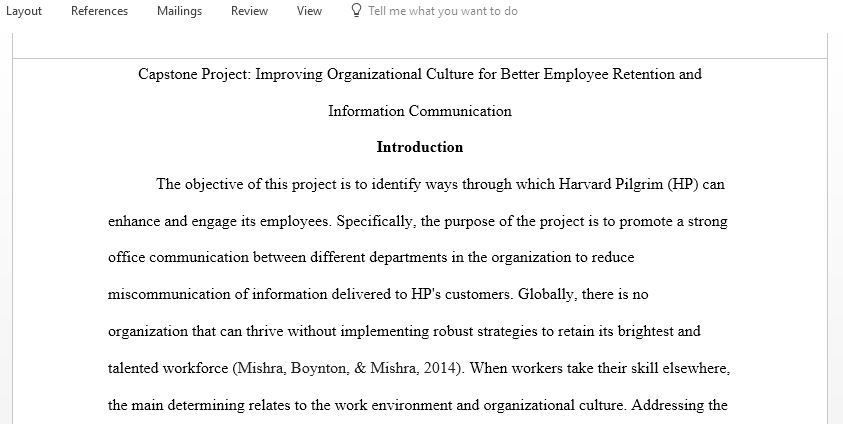 Improving Organizational Culture for Better Employee Retention and Information Communication