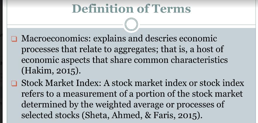 Macroeconomic Determinants of The Stock Market Index In The Russian Federation and the US