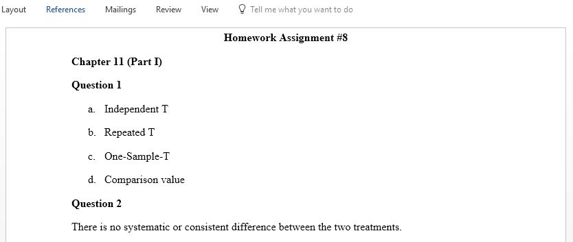 Related Sample T tests