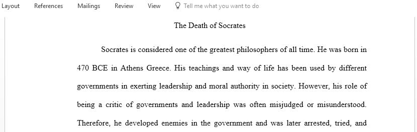 The Death of Socrates