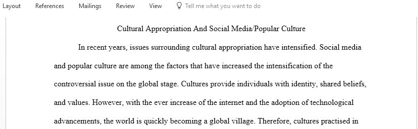 What are the effects of social media and popular culture on the issue of cultural appropriation