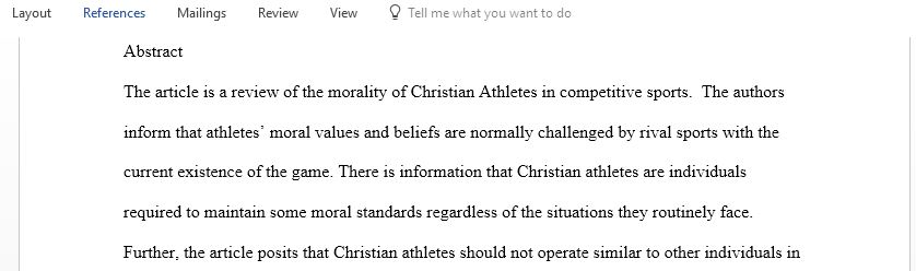 Christian ethics of competition