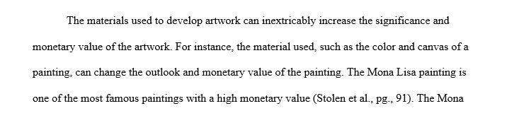 Discuss Materials That Add Value to Artwork