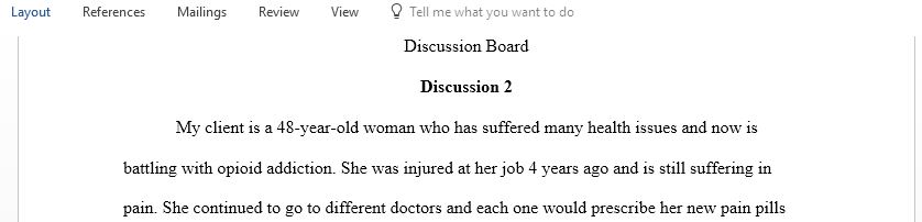 Imagine yourself as a human service professional working with a client facing a problem describe two to three possible causes for it