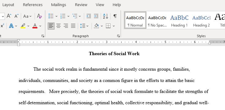Theories of Social Work