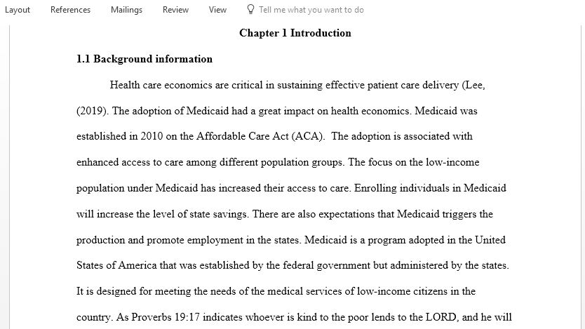 Write a research paper that focuses on an applied topic of your choosing related to healthcare economics and decision-making in the healthcare industry