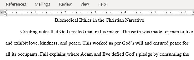 Biomedical Ethics in the Christian Narrative DQ2