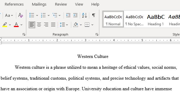 How Do Areas of Education and Forms of Entertainment Affect the Development of Values and Ideals of Western Culture