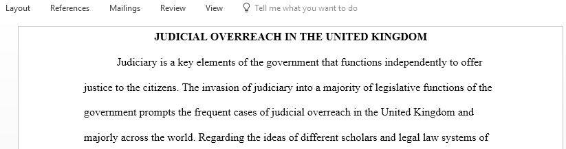 Judicial overreach threatens the rule of law and effective democratic governance