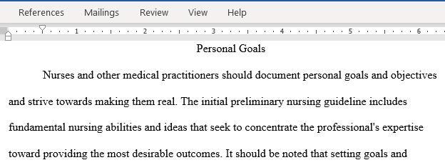 Prepare A Paper That Identifies Personal Goals for This Course in Specific and Detailed Terms