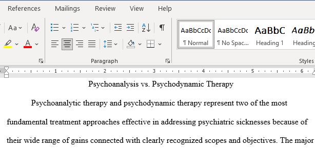 Psychoanalysis vs Psychodynamic Therapy