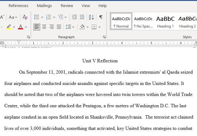 Select A Significant Tragic Event Either Domestic or Global That Has Occurred During the Last 50 Years Focus on US 