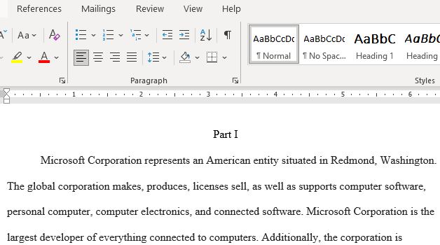 Select The Company You Will Be Researching for Your Paper and Compose a Brief Paper That Gives an Overview of The Company