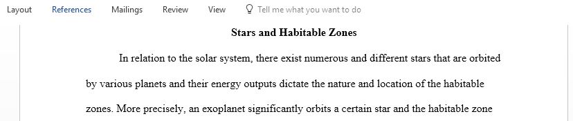 Stars and Habitable Zones