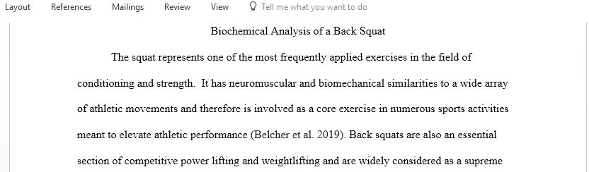 A biomechanical video analysis of a chosen sport skill exercise or human movement