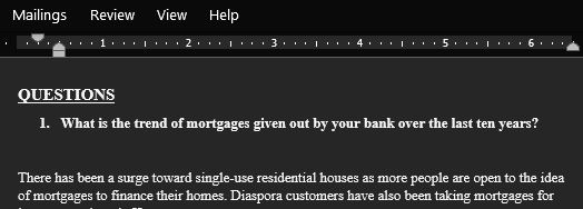 An Investigation into The Stagnating Property Prices and Values in Kenya A Case Study of Properties Within Nairobi County for Mortgages 