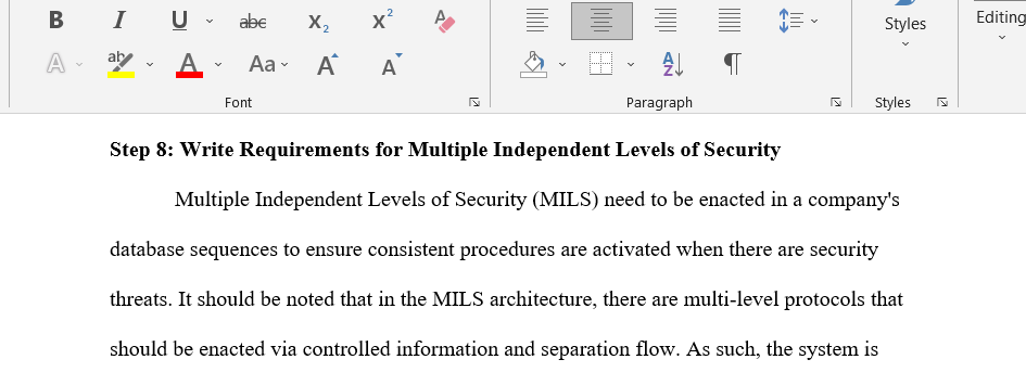 Database security