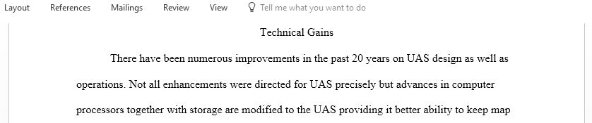 Highlight the gains and developments in the field of hardware components such as sensors and batteries for UAS